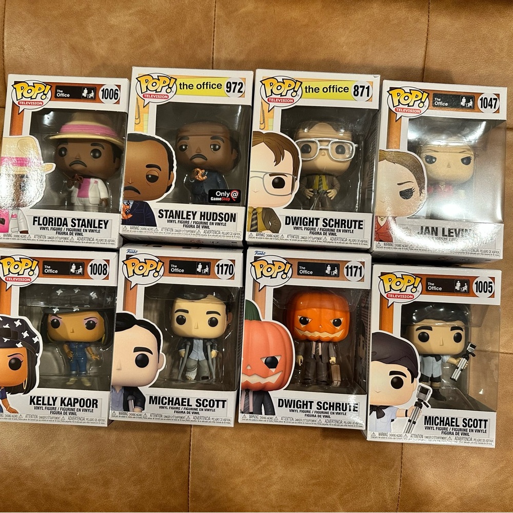 8 “The Office” Funko Pops